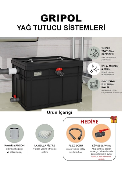 Grease-0600 0,85 Lt/sn Yağ Ayırıcı