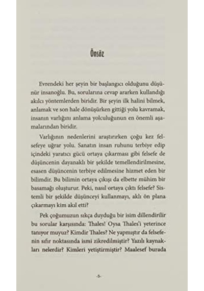 Thales Her Şeyin Yok Olduğu Anda Bile Bir Ümit Vardır