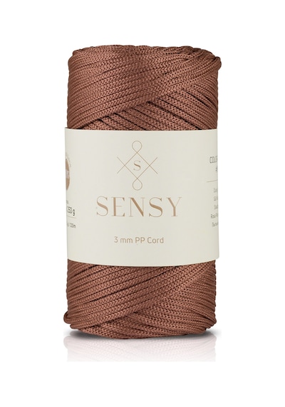 3 Mm - 250 Gr Polyester Makrome Ipi Bakır 120 M Polyester Makrome Ip Supla Ip Ve Çanta Ipliği