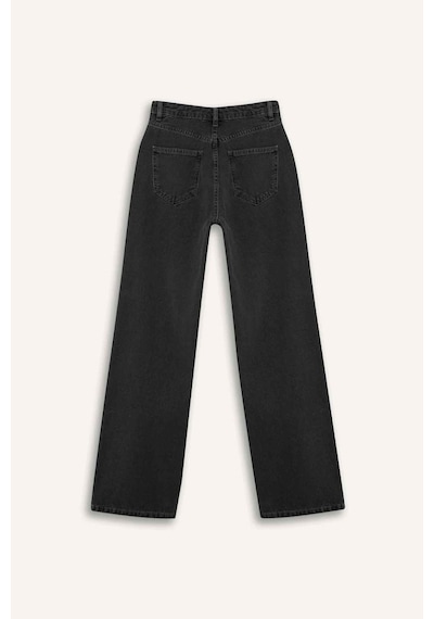 Defacto 90s Wide Leg Yüksek Bel Uzun Jean Pantolon F2943ax25wnnm36 Antrasit