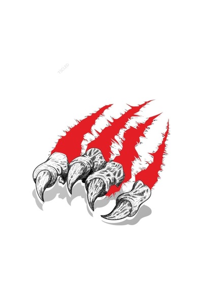 Pençe Araba Sticker 17Cm