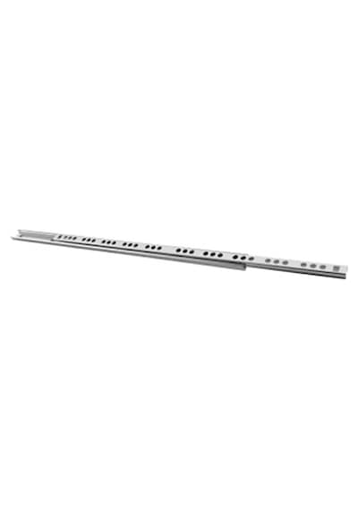 Yeniler 30 Cm Teleskopik Çekmece Rayı 17mm Tam Açılır, Vidalı Ray Sistemi, Dayanıklı Dolap İçi Ray Krom