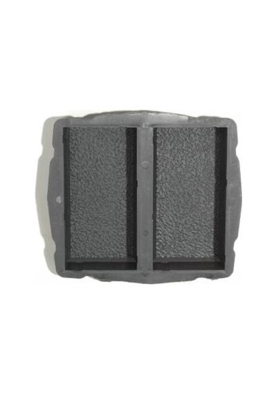 Plastik Parke Taşı Kalıbı Tekli Antik Dikdörtgen 4,5Cm (10 Ad)