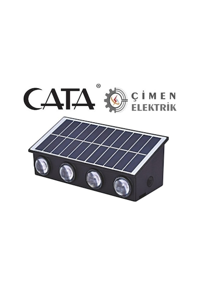 Cata Ct 8010 20w Kos Solar Led Aplik 3200k Gün Işığı Siyah