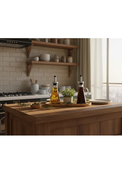 Bambu 2 Bölmeli Yağdanlık Altlığı, Saksılık Bambu