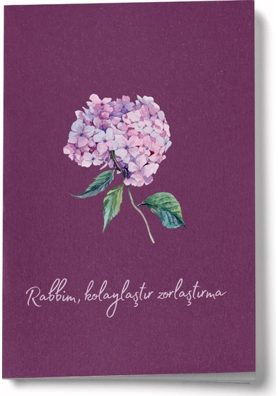 Rabbim Kolaylaştır Zorlaştırma Mini Defter Çok Renkli
