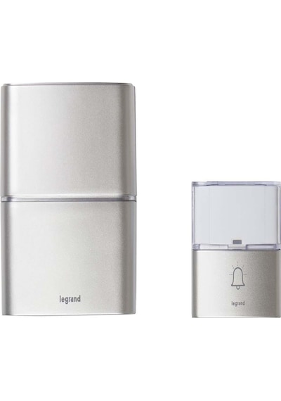 Legrand Serenity Rf Alüminyum Wireless Kapı Zili 30 Melodi 094271