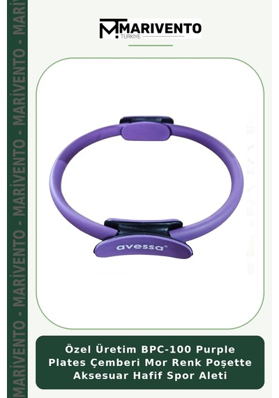 Özel Üretim Bpc-100 Purple Plates Çemberi Mor Renk Poşette Aksesuar Hafif Spor Aleti