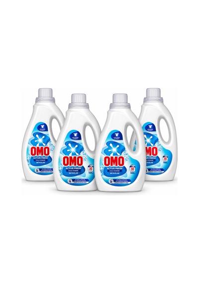 Omo Sıvı Deterjan 1500 Ml Beyazlar 4 Lü