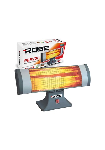 Elektrikli Soba 1800w Ayak Altı Isıtıcı 3 Çubuklu Emniyetli Rose Ferwor
