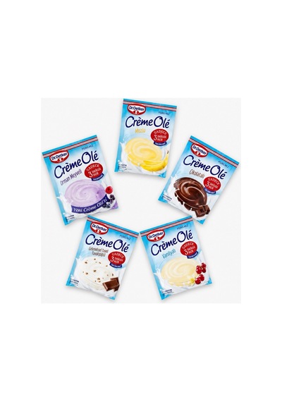 Crème Olé 5 Farklı Lezzet Tanışma Paketi Hızlı Hazır Tatlı Seti - 878578445