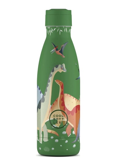 Cool Bottles Paslanmaz Çelik Suluk - The Kids Bottle Jurassic Era 350 Ml Çok Renkli