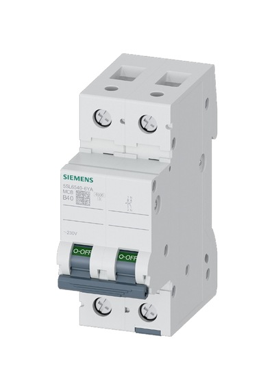 Siemens 5sl6540-6ya - 40a 2 Kutup 6ka B Tipi Otomatik Sigorta