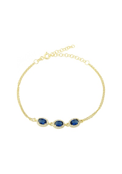 Glorria Gümüş Anturaj Oval Bileklik N11.12828