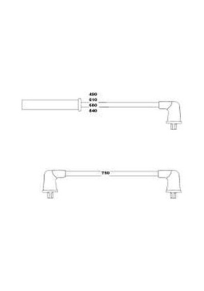Hellux Hbk.3536 Buji Kablosu Mazda 626 1.6l F6 Gd Kasa 89-91 2.0l Fe Gd Kasa 89-91 8bga18140a-8bga18140-zx1618140 -
