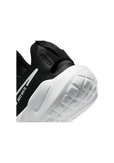 Nike Flex Runner 2 Psv Lastikli Unisex Çocuk Ayakkabısı Siyah Siyah - Beyaz