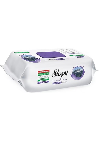 Şeylişeyler - Sleepy Dağ Esintisi Yüzey Temizlik Havlusu 100 Yaprak 5 Paket beyaz