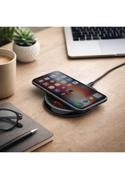Kablosuz Şarj Aleti 15w Qi Wireless Charging Pad İphone, Samsung Ve Android Uyumlu Usb-c Giriş, Premium Deri Yü