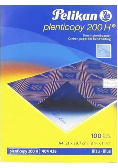 Pelikan Karbon Kağıdı 100 Lü A4 Mavi 200 H