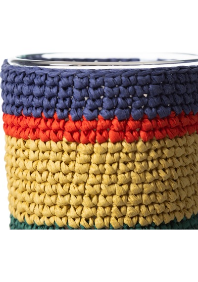 Mudo Home Colory Örgü Flower Kase Mum 370gr Diğer