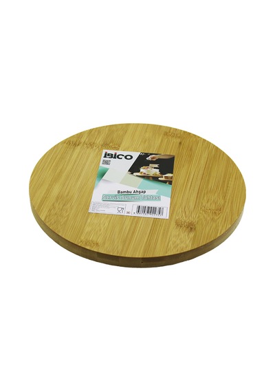 Ayaklı Bambu Sunum Tepsisi 24.5 Cm