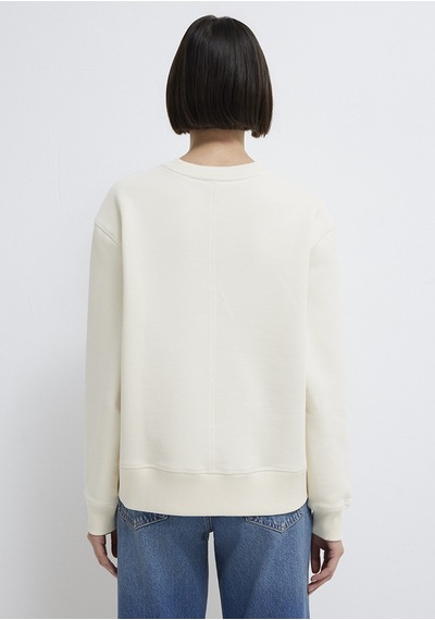 Mavi - Mavi Denim Baskılı Ekru Sweatshirt 1s10525-80194 Ekru