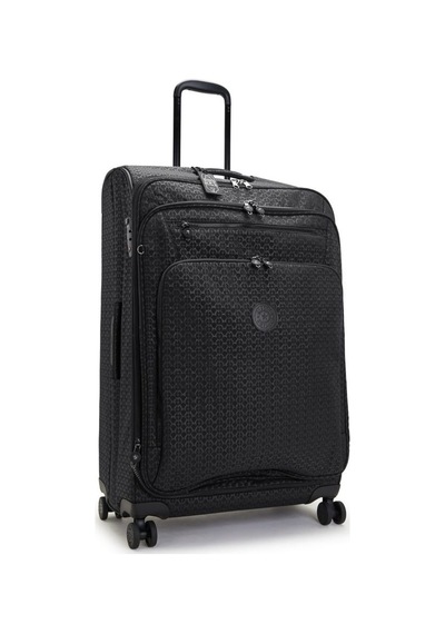Kipling Kıplıng New Youri Spin L Büyük Boy Tekerlekli Valiz Siyah Sıgnature Emb Siyah