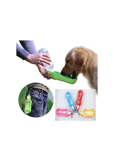 Diil Askılı Seyahat Gezdirme Köpek Suluğu 500 ML