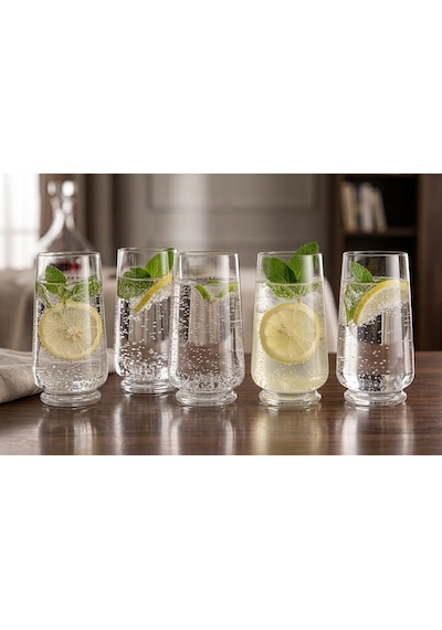 Lunor Meşrubat Bardak 420 Cc 6 Adet Beyaz