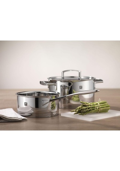 Zwilling Passion 18/10 Paslanmaz Çelik, Paslanmaz Çelik 5 Li Tencere Seti Sku: Smg8690010168467 Açık Gri