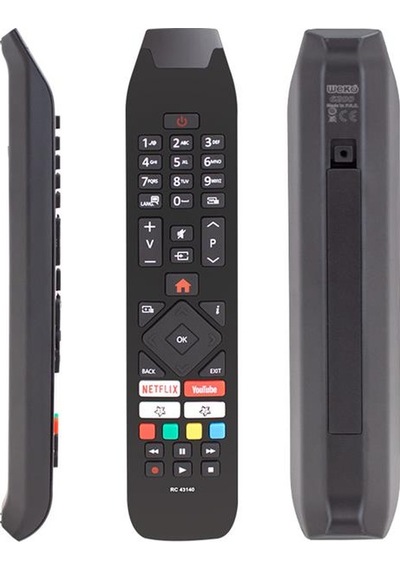 Vestel Rc 43140 H0297a Netflix-youtube Tuşlu Tv Kumandası