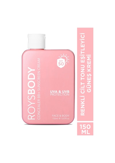 Roys Beauty Renkli Cilt Tonu Eşitleyici Güneş Kremi SPF50 150 ML