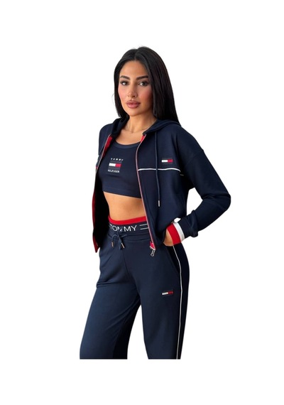 Tommy Hilfiger Bayan 3 "lü Eşofman Takımı Set Lacivert