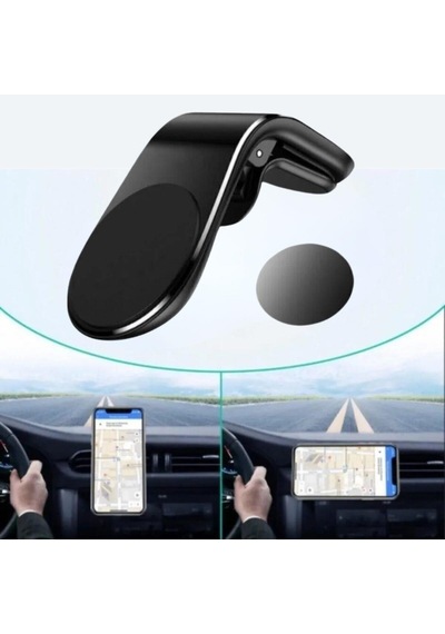 Havalanndırma Izgarasına Takılabilen Mandallı Mıknatıslı Oto Araç Içi Manyetik Telefon Tutucu 5570 Diğer