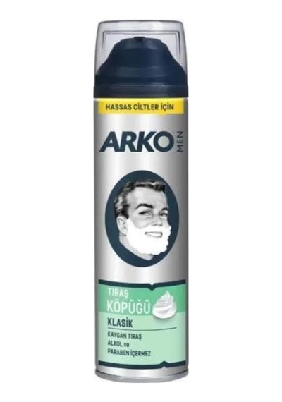 Men Traş Köpüğü Klasik Hassas Ciltler 200 Ml
