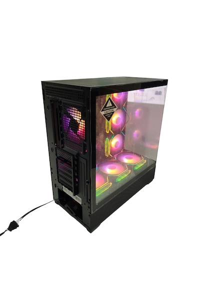 Zoko Alpha 7x120mm Argb Fan+kontrolcü+kumanda Pc Boş Siyah Kasa