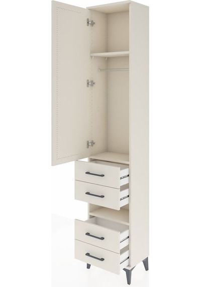 Arges Dolap 3 Raflı 4 Çekmeceli Tek Askılı 44x30x221 Aytaşı-a... Aytaşı Arges Dolap 3 Raflı 4 Çekmeceli Tek Askılı 44x30x221 Aytaşı-a... Aytaşı