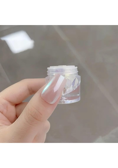 Nail Art Tırnak Süsleme İnci Tozu Sedefli Beyaz No:1