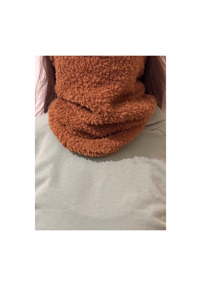 Ladycolor Peluş Kahverengi Kışlık Kadın Boyunluk Kahve