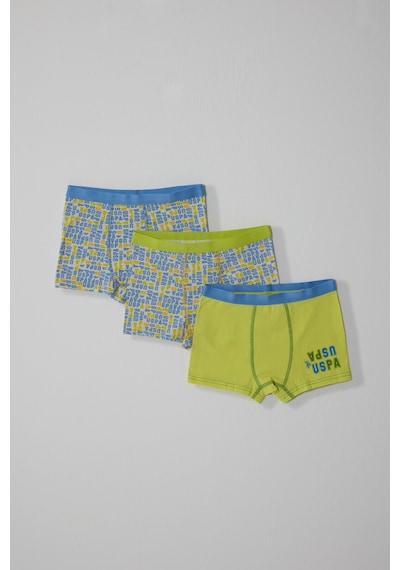 U.s. Polo Assn. Erkek Çocuk Yeşil Boxer Yeşil