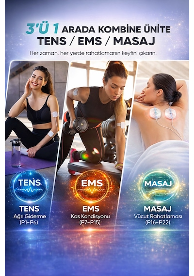 Çift Kanallı Tens Cihazı Pro Ac-933
