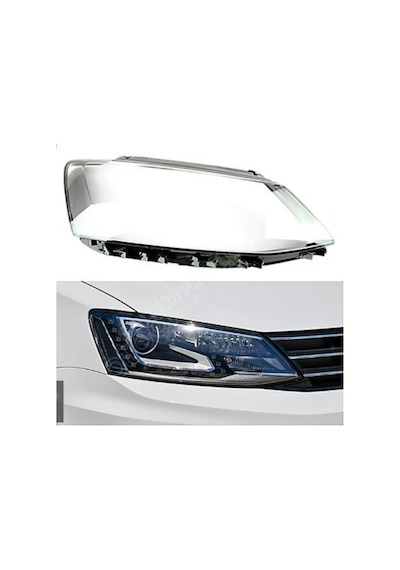 Volkswagen Jetta Sağ Sol Far Camı 2011-2019