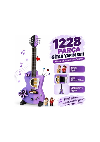 Plentiful Editions Olivia Rodrigo Nun İki Renkli Gitarı 43031