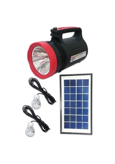 Solar Güneş Enerjili Fener Işıldak Led Ampül Wt-315 Renkli