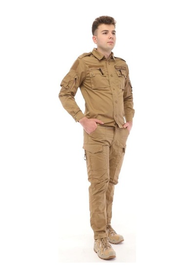 Dağcılık Kombini Keşif Kıyafeti Single Sword Outdoor Unisex Kışlık Gömlek&pantolon Alt Üst Takım Çok Renkli