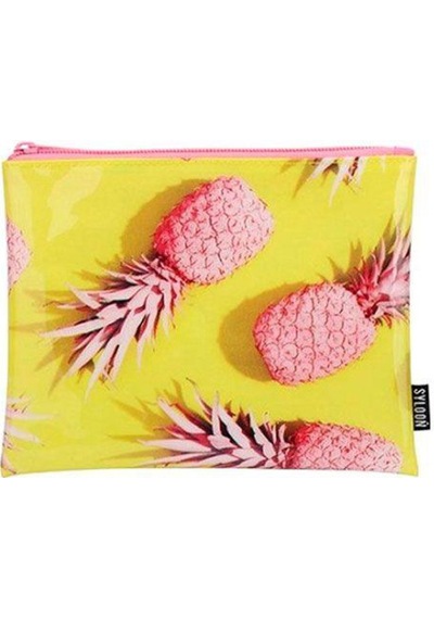 Pyrus Pembe Ananas Kalem Çantası Pembe