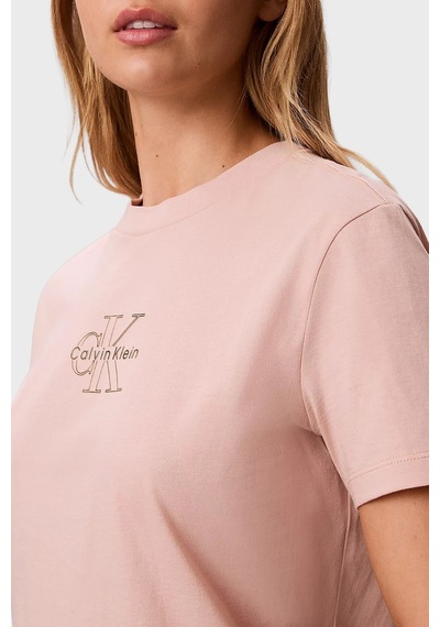 Calvin Klein Bayan T Shirt Lv047d873g 3t3 Pudra