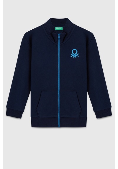 United Colors Of Benetton Erkek Çocuk Sweat Bnt-b23351 Lacivert