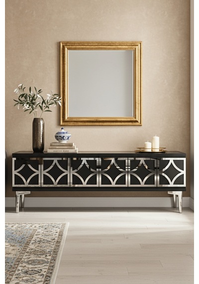 Tsa1237as - Lemtv120 Tv Stand, Tv Sehpası Antrasit - Sılver 120cm