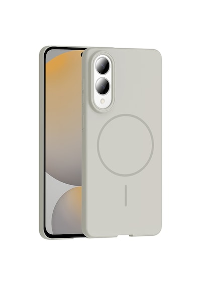 Lexroo Samsung Galaxy Uyumlu S25 Edge Mag Safe Şarj Özellikli Ruby Sert Kılıf - Lacivert